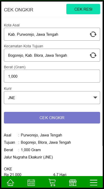 Panduan Cek Ongkir Dan Resi - Blog Aplikasir