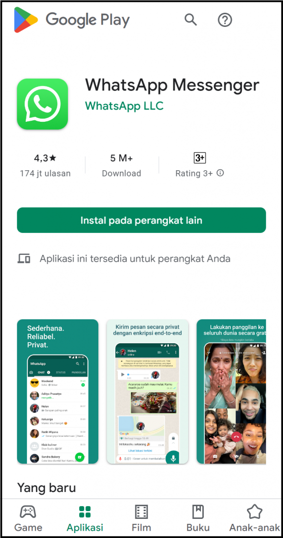 5 Aplikasi Chat Populer Di Indonesia - Blog Aplikasir